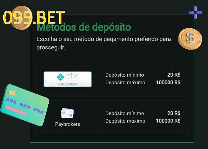 O cassino 095.BETbet oferece uma grande variedade de métodos de pagamento